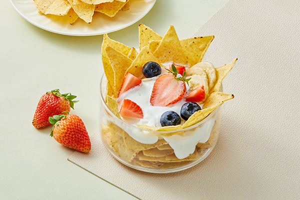 Fruit & Yogurt Cup with Corn Chips