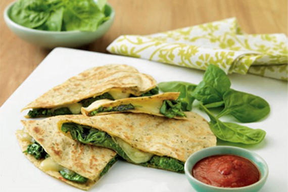 Cheese Spinach Quesadillas cheese-spinach-quesadillas