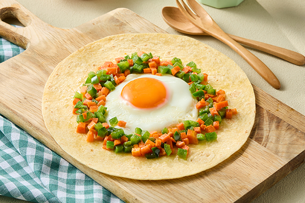 Sunny-Side Up Egg Wrap