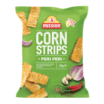 Mission Peri Peri Flavoured Corn Strips 120g
