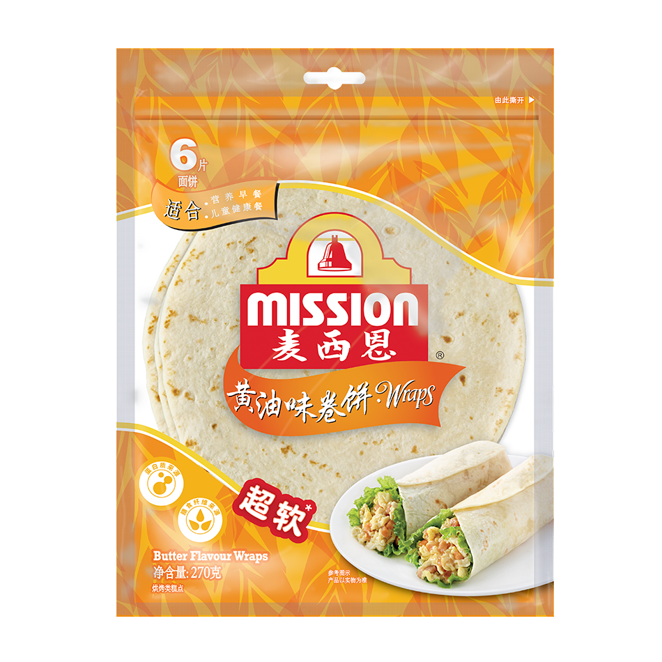 Mission Supersoft Butter Flavour Wraps