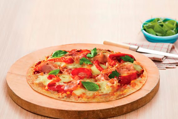 Red Capsicum & Pancetta Pizza