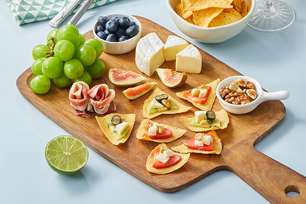 Cheese Platter with Corn Chips