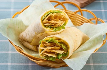 An image of Egg Wrap with Chips
